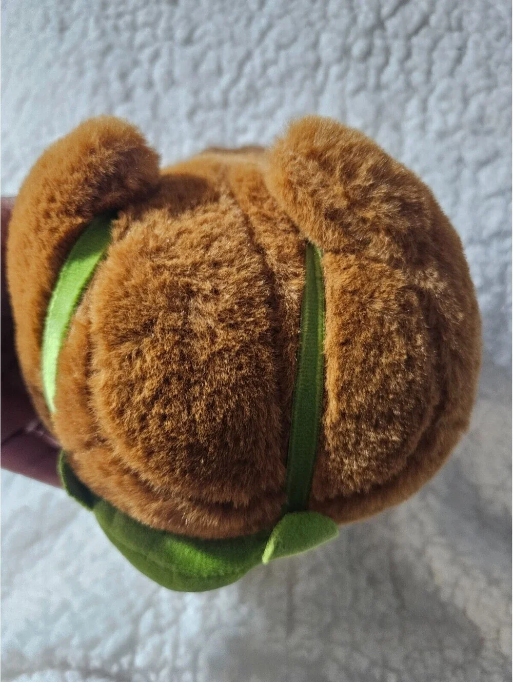 Capybara Plush Toy Brown Stuffed Animal With Turtle Backpack Doll 7.5
